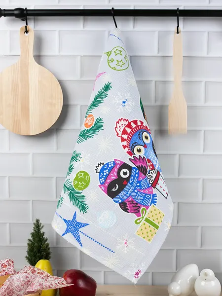 Полотенце Wellness, вафельное, хлопок 100%, 45 см x 60 см, 1 шт