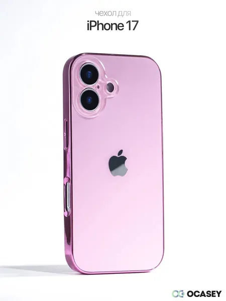 Чехол О'Кейси, для iPhone 17, защита камеры, накладка, розовый