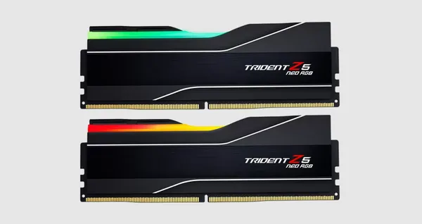 Оперативная память DDR5 G.SKILL TRIDENT Z5 NEO RGB 128GB (2x64GB) (F5-6000J3644D64GX2-TZ5NR), черный
