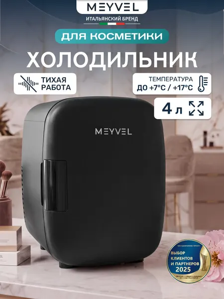 Мини холодильник для косметики и напитков Meyvel MB-04C4B