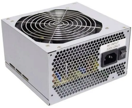 Блок питания ATX 450Вт ExeGate UN450 вентилятор 12см 24pin, CPU 4+4pin, PCI-E 6+2pin, 3 SATA, 2 Molex - серебристый