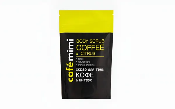 Скраб Cafe Mimi "Кофе и цитрус", для всех типов кожи, 150 мл