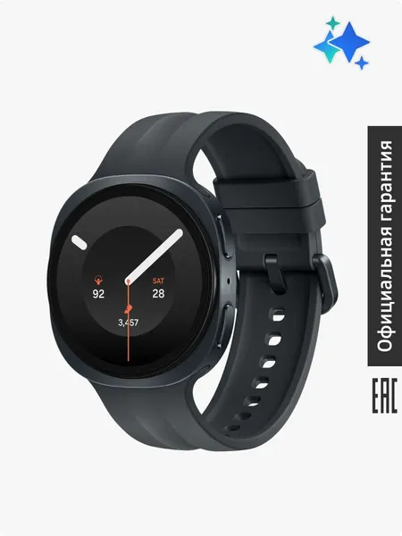 Умные часы Samsung Galaxy Watch 9 LTE (РСТ), SM-L345FZKACAU, 40 mm, графит