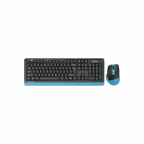 Набор клавиатура+мышь A4Tech Fstyler FG1035, черный/синий (FG1035 NAVY BLUE), 10 уп.