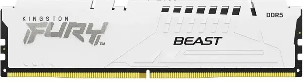 Оперативная память Kingston 16GB 6800Mhz, DDR5 DIMM FURY Beast EXPO CL34 (KF568C34BWE-16) белый