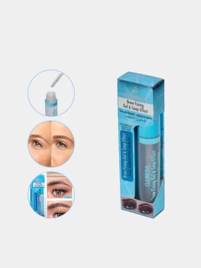 Фиксирующий гель для бровей Gabrini Brow Fixing Gel & Soap Effect