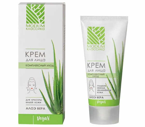 Modum Крем для лица классика комплексный уход Алоэ Вера 50 г