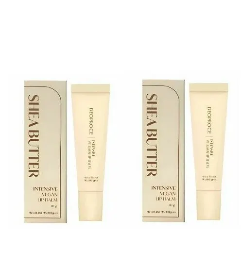 Бальзам Deoproce для губ SHEA BUTTER INTENSIVE VEGAN LIP BALM, 10 гр