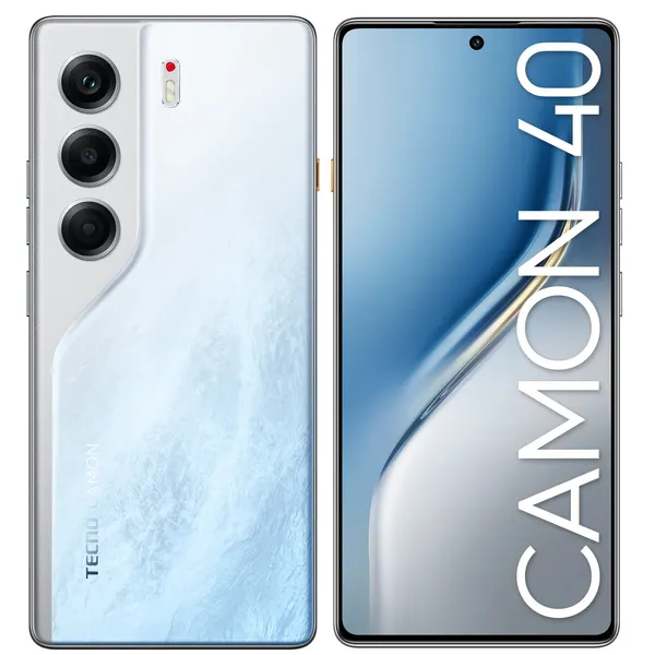 Смартфон TECNO Camon 40 12/256Gb Glacier White, Ростест (EAC)