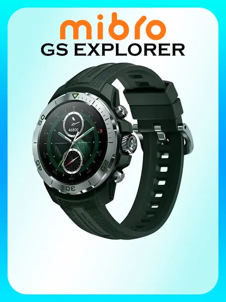 Умные часы Mibro GS Explorer, XPAW017JG, зеленые AMOLED 1.32"