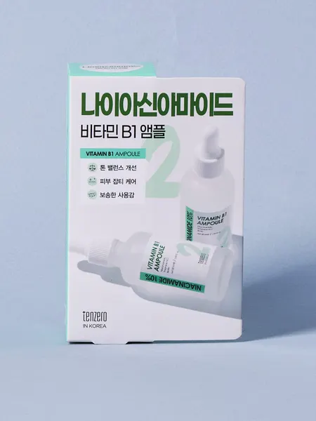 TENZERO Осветляющая ампульная сыворотка с ниацинамидом и витамином В1 50мл Niacinamide 10% Vitamin B1 Ampoule