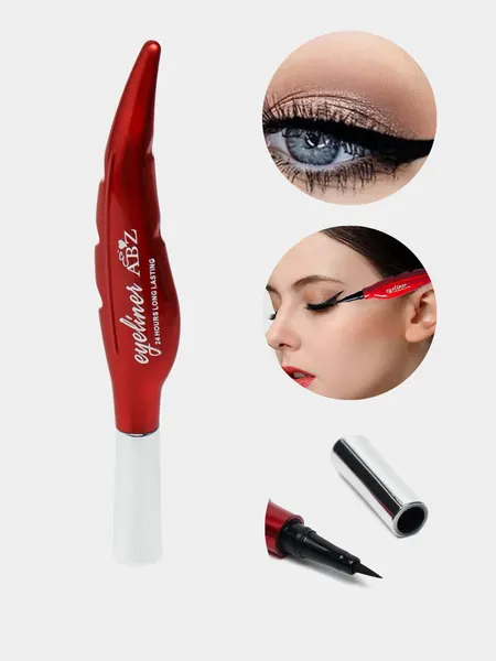 Подводка-фломастер Eyeliner ABZ, водостойкая, черная