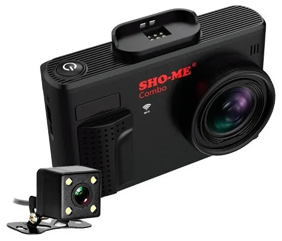 Видеорегистратор с радар-детектором Sho-Me Combo Note WiFi DUO GPS ГЛОНАСС черный