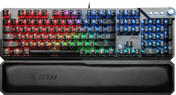 Клавиатура MSI Vigor GK71 Sonic, USB, c подставкой для запястий, черный [s11-04ru233-cla]
