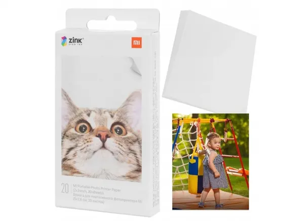 Бумага для принтера Xiaomi AR ZINK (20 листов) Оригинал