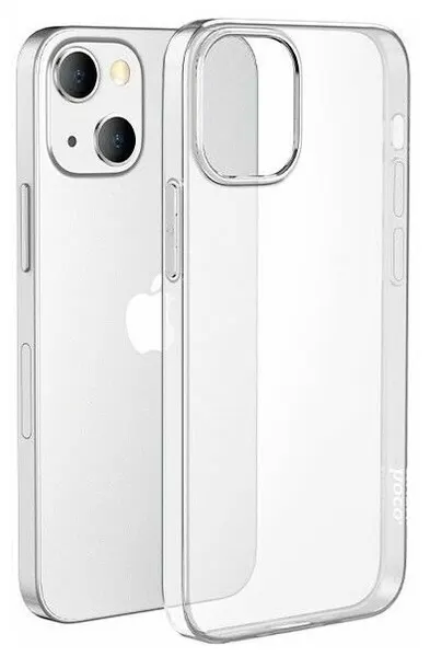 Чехол силиконовый Hoco для Apple iPhone 14 Plus, Light series прозрачный