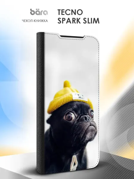 Чехол на Tecno SPARK Slim, Техно Спарк Слим, книжка, противоударная, с картинкой