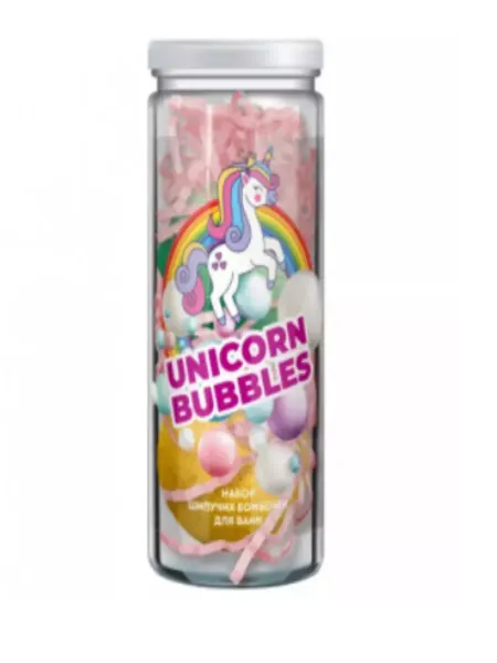 ФИТОКОСМЕТИК Подарочный набор UNICORN BUBBLES бомбочки для ванн