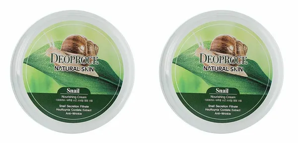 Deoproce Крем для лица и тела Natural Skin Snail Nourishing Cream, 100 г, 2 шт