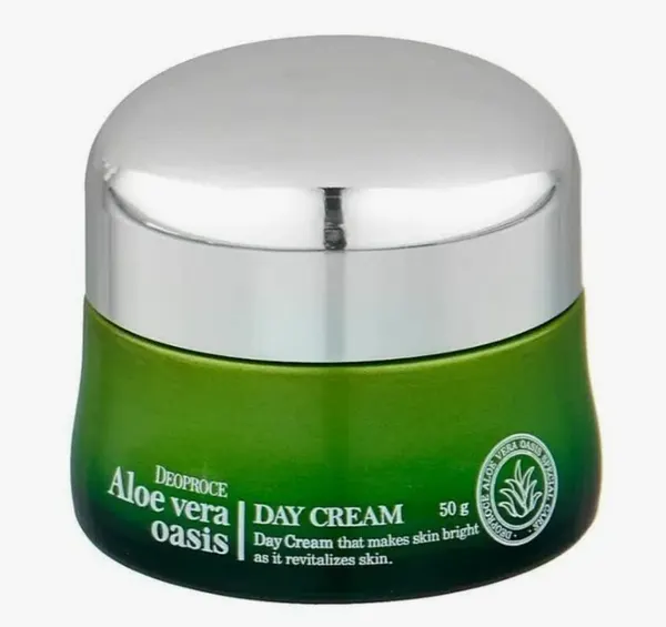 DEOPROCE Крем для лица Питательный с экстрактом алоэ вера Aloe Vera Oasis Soothing Cream, 50г