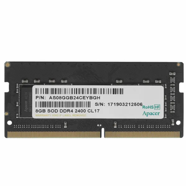 Оперативная память SODIMM Apacer ES.08G2T. GFH (ES.08G2T. GFH) 8 Гб - DDR4, 8 ГБ х 1 шт