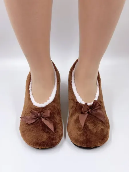 Носки-тапочки с мехом, р. 35-38