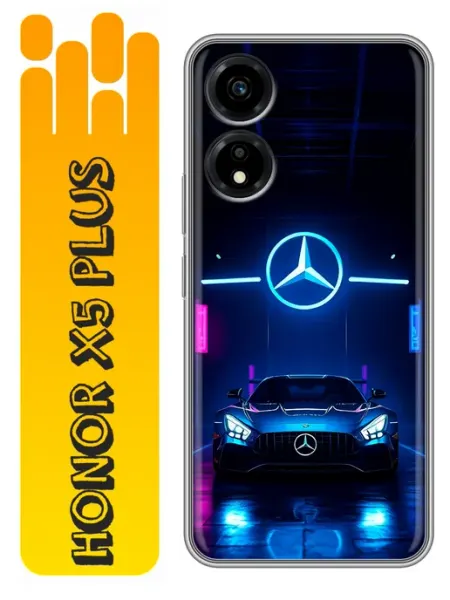 Чехол на Honor X5 Plus Mercedes Мерседес 360skin