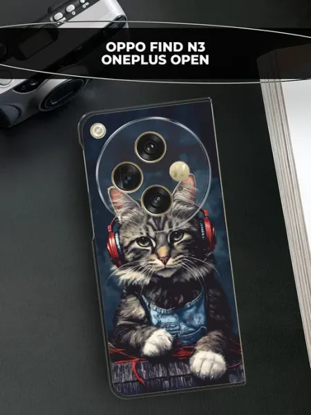 Чехол на Find N3 OnePlus Open кот oppo