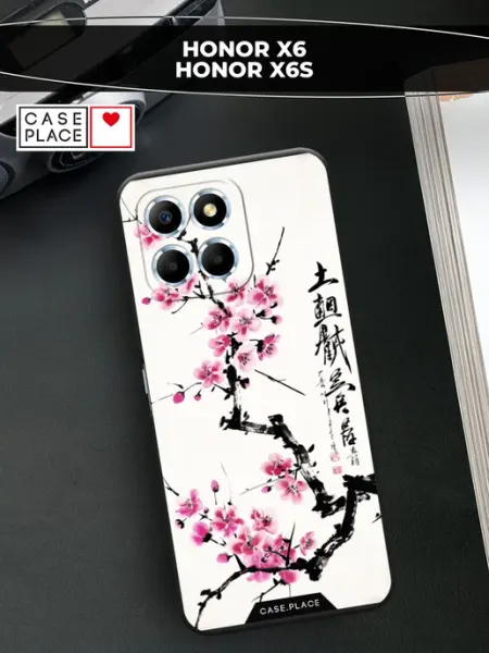 Чехол на Honor X6 X6s сакура Huawei