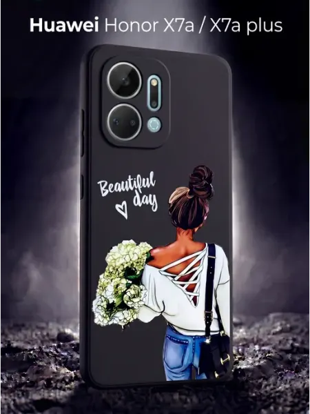 Чехол с рисунком на Honor X7a, Honor X7a Plus URBAZZA