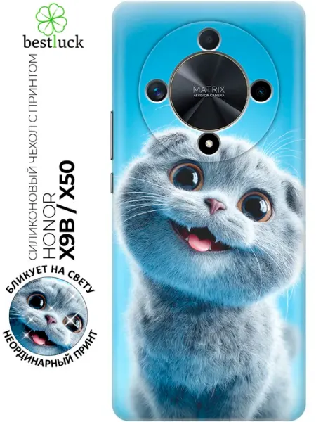 Чехол на X9b, X50 с котиками HONOR