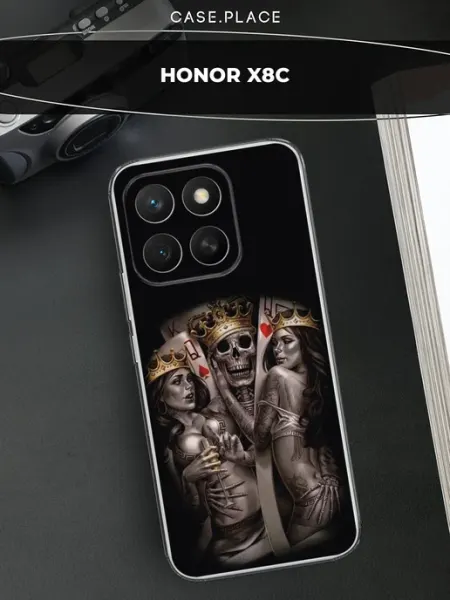 Чехол на X8c скелет HONOR