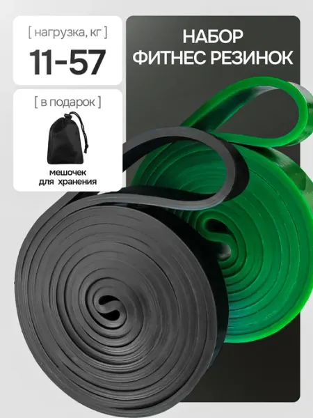 BurnBand Фитнес резинки для подтягивания 2 шт