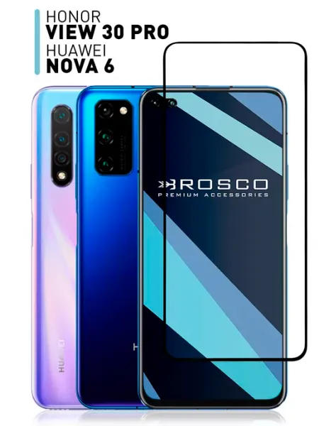 Стекло на Honor View 30 Pro, V30Pro, V30, Huawei Nova 6 Rosco