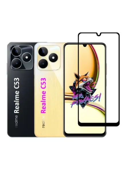 Защитное стекло на Realme C53 Реалми Ц53 Premium Glass Mr.Foxacs