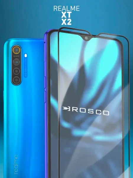 Защитное стекло на Realme XT, X2 Rosco