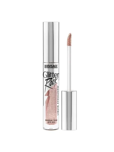 LUX visage GLITTER ROCK Жидкие тени для век 303 Pink Quartz