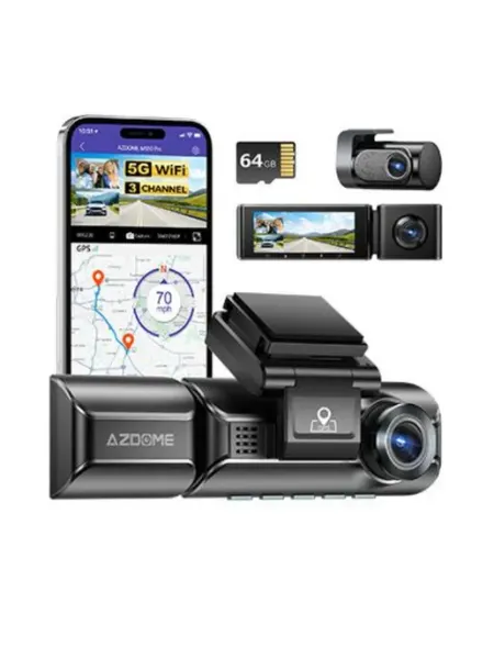 Видеорегистратор Azdome M550 Pro 3х-камерный