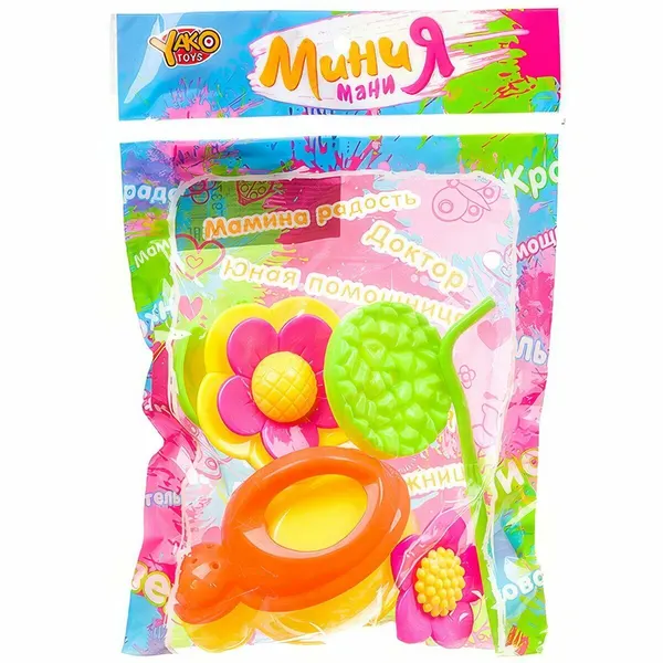 Набор детских садовых инструментов Yako Toys "Мой сад. МиниМаниЯ ", 9 предметов