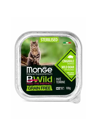 Monge Bwild для стерилизованных вкус кабан