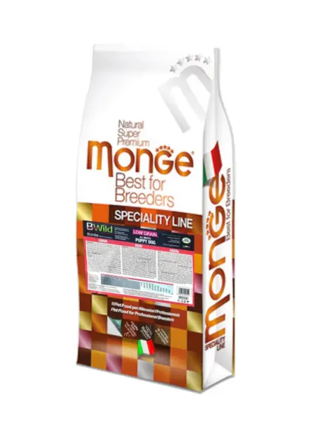 Monge Bwild Puppy со вкусом оленя 15кг