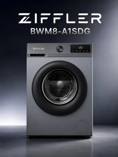 Стиральная машина ZIFFLER BWM8-A1SDG — это современная модель, сочетающая в себе стильный