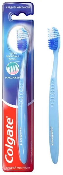 Зубная щетка Colgate Массажер, средней жесткости, ассортиментный