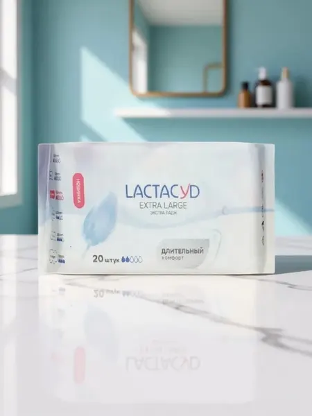 Lactacyd Прокладки женские впитывающие для ежедневного использования Extra Large (Normal), 20 шт