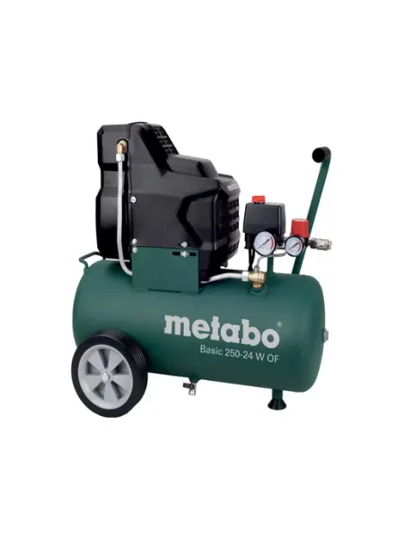 Компрессор безмасл Basic 250-24 W OF 24л 8бар 1.5кВт metabo