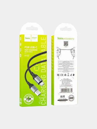 USB-C на Type-C PD кабель 60W нейлон алюминий 1м для ноутбуков планшетов телефонов - Аксессуары и запчасти