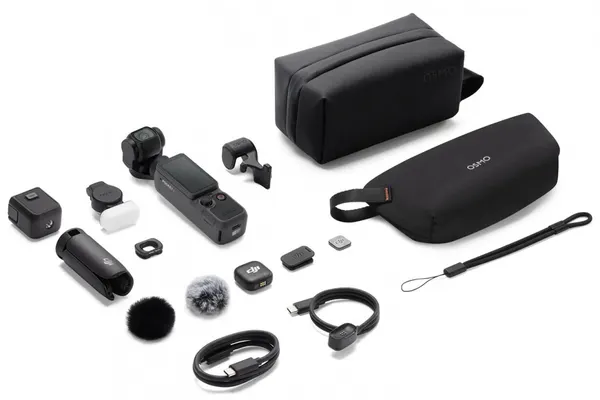 Экшн-камера DJI Osmo Pocket 4, 4K, CMOS, Creator Combo, Black (Черный)