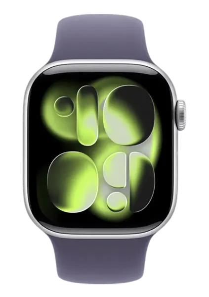 Умные Часы Apple watch S11 42 Silver Aluminium Case with Blush Pur Fog Sport Band S/M MEU64