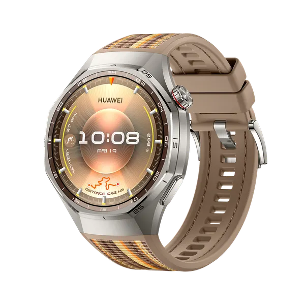 Смарт-часы HUAWEI Watch GT 6 Pro 46 мм, коричневый тканый ремешок (55020FWA)
