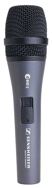 Динамический микрофон Sennheiser E 845-S, диаграмма направленности - суперкардиоида